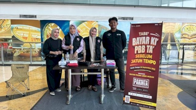 Bapenda Kota Makassar Gandeng Mal, Bayar Pajak PBB Lebih Praktis