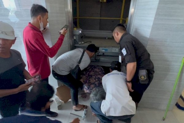 Dosen Unifa Apresiasi Respon Cepat Damkar Makassar Selamatkan Korban  Terjebak di Lift