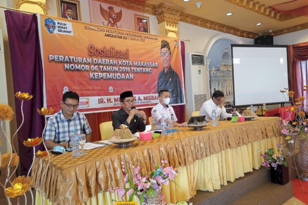 Anggota DPRD Makassar Muchlis Misba Sosialisasi Perda Kepemudaan