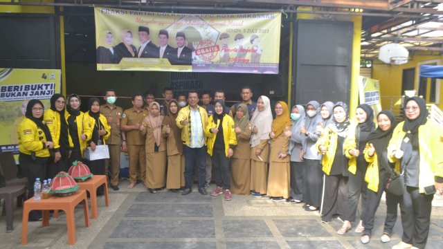 Fraksi Golkar DPRD Makassar Bersama KKPG Gelar Khitanan Massal