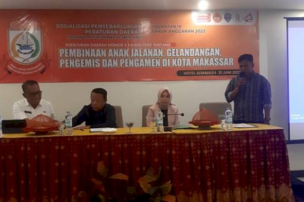 Anggota DPRD Makassar Irmawati Sila Sosialisasi Perda Pembinaan Anjal-Gepeng