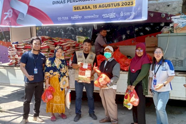 Semarak Hut RI ke-78, Disdag Makassar Gelar Pasar Murah
