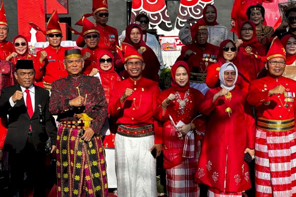 HUT RI Ke-78, Ketua DPRD Makassar Rudianto Lallo Bacakan Teks Proklamasi