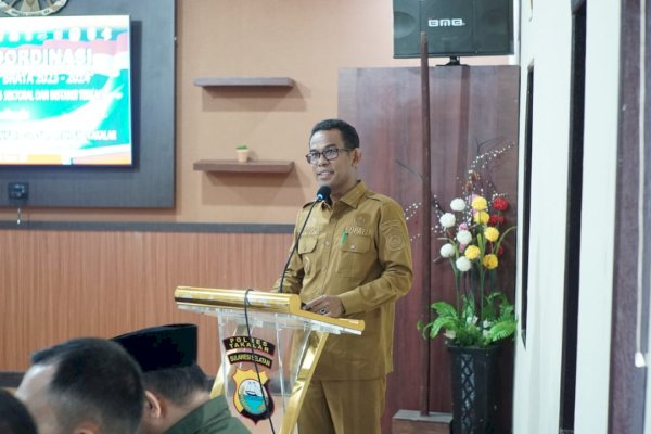 Pj. Bupati Takalar Hadiri Operasi Mantap Brata 2023-2024