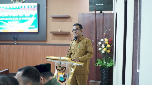 Pj. Bupati Takalar Hadiri Operasi Mantap Brata 2023-2024