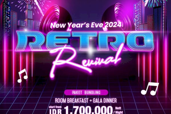 Melangkah ke Tahun Baru dengan Nuansa Retro yang Menarik di Hotel Gammara Makassar