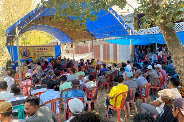 Fahruddin Rangga Serap Aspirasi Masyarakat Soal Air Bersih di Pattopakang Takalar