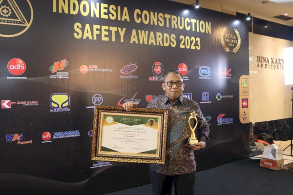 Bumi Karsa Raih Penghargaan di Ajang Indonesia Construction Safety Award 2023