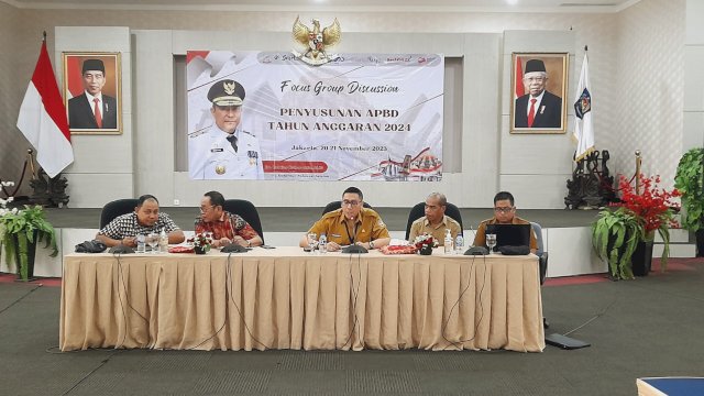 BKAD Sulsel Gelar FGD Penyusunan APBD 2024 di Kemendagri