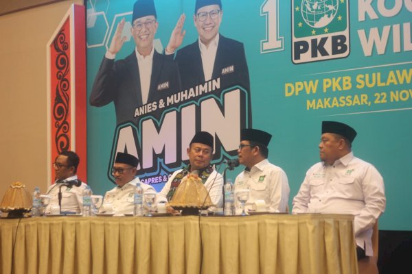 Tegak Lurus, Azhar Arsyad Minta Semua Caleg PKB Sulsel Kampanyekan-Menangkan AMIN