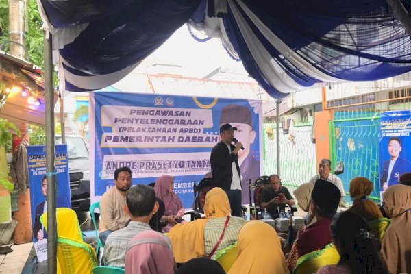 Anggota DPRD Sulsel APT Gelar Pengawasan Maccini Parang, Warga Soroti Anggaran Pendidikan