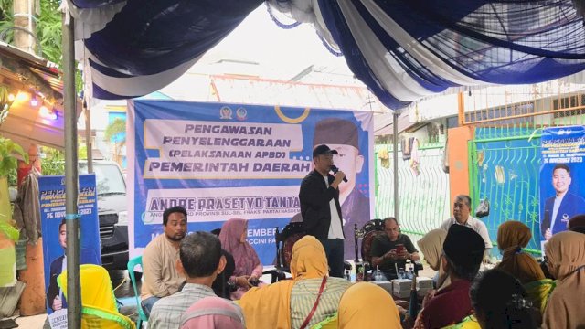 Anggota DPRD Sulsel APT Gelar Pengawasan Maccini Parang, Warga Soroti Anggaran Pendidikan