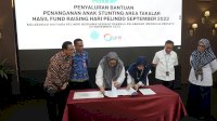 BKKBN Sulsel Teken MoU dengan PT Pelindo, Salurkan Bantuan di Takalar
