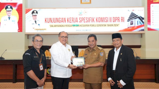 Komisi II DPR RI Apresiasi Upaya Pemprov Sulsel Sukseskan Pemilu dan Pilkada Serentak 2024