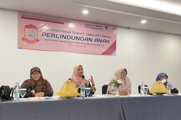 Anggota DPRD Makassar Yeni Rahman Sosialisasikan Perda Perlindungan Anak