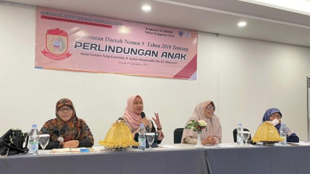 Anggota DPRD Makassar Yeni Rahman Sosialisasikan Perda Perlindungan Anak