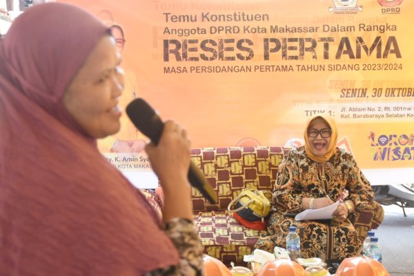Anggota DPRD Makassar Apiaty Amin Syam Serap Aspirasi Warga Banta-bantaeng Terkait Cegah Stunting