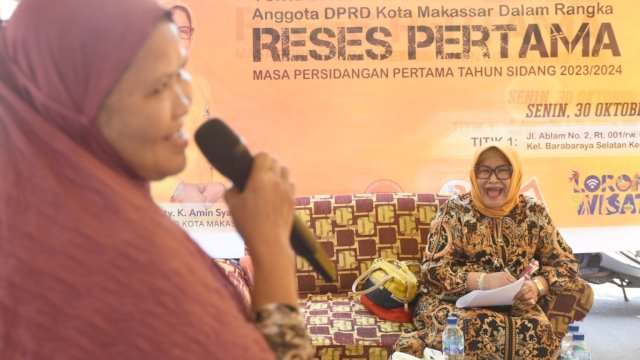 Anggota DPRD Makassar Apiaty Amin Syam Serap Aspirasi Warga Banta-bantaeng Terkait Cegah Stunting