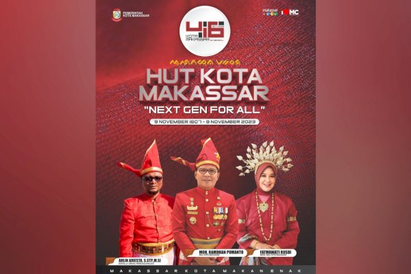 Kadisdag Arlin Beserta Jajaran Sampaikan Selamat Hut ke-416 Kota Makassar