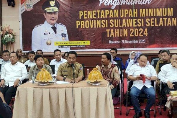 UMP 2024 Sulawesi Selatan Diketok Naik 1,45% Jadi Rp 3,43 juta