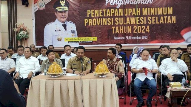 UMP 2024 Sulawesi Selatan Diketok Naik 1,45% Jadi Rp 3,43 juta