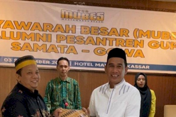 Ketua DPRD Makassar Rudianto Lallo Terpilih Aklamasi Pimpin IKA Pesantren Guppi Samata Gowa