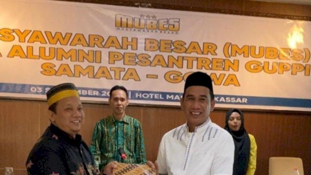 Ketua DPRD Makassar Rudianto Lallo Terpilih Aklamasi Pimpin IKA Pesantren Guppi Samata Gowa