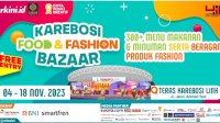 Dance KPop hingga Singing Competition Ramaikan Bazaar Kuliner-Fashion di Teras Karebosi