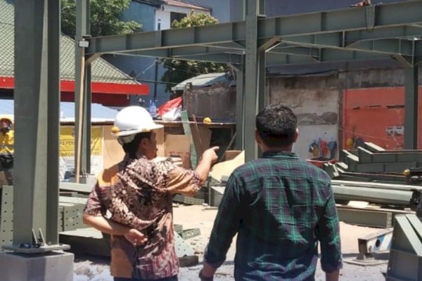 Revitalisasi Pasar Sawa, Tim Tekni Disdag Makassar Sebut Pembangunan Fisik Sudah 40 Persen