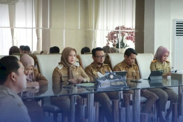 Arlin Ariesta Dampingi Wawali Famawati Rusdi dalam Rakor Pengendalian Inflasi Bersama Kemendagri