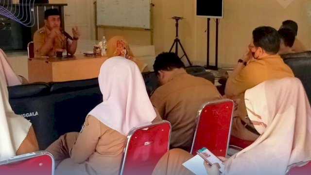 Camat Manggala Pimpin Rakor Dihadiri Lurah-Pejabat Struktural Kecamatan