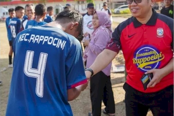 Aminuddin Boyong Lurah se-Kecamatan Rappocini Saksikan Pertandingan Liga anak Lorong