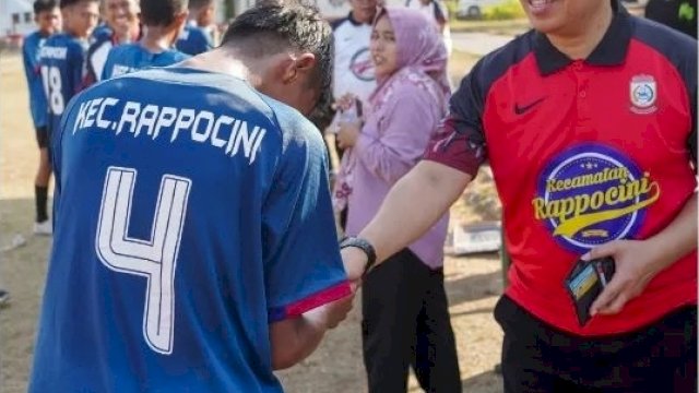 Aminuddin Boyong Lurah se-Kecamatan Rappocini Saksikan Pertandingan Liga anak Lorong