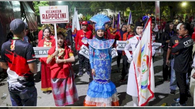 Opening Ceremony Porkot Makassar, Kontingen Kecamatan Rappocini Diperkuat 280 Atlet Muda