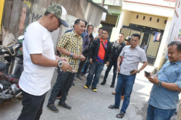 Anggota DPRD Makassar Abdul Wahab Tahir Tinjau Infrastruktur Drainase