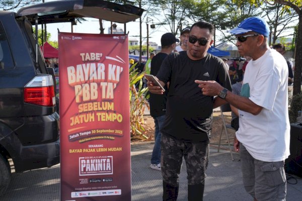 Bapenda Makassar Buka Gerai Pelayanan Pajak di Car free Day Boulevard