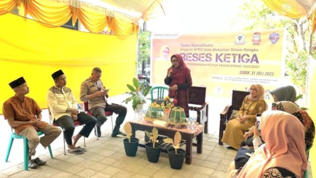 Reses di Kelurahan Gunung Sari, Anggota DPRD Makassar Apiaty Terima Keluhan Soal Drainase