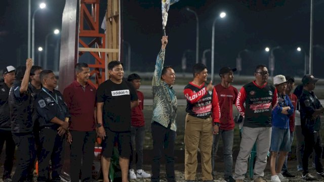 Asisten Bidang Pemerintahan Lepas Ratusan Riders Chalolo Night Race Di RMS