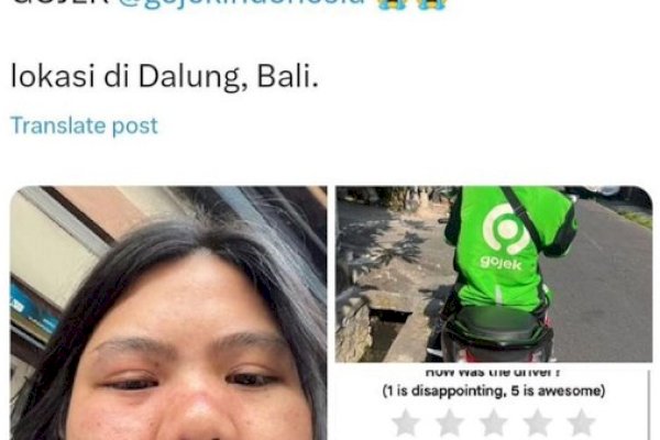 Sakit Hati Dicuekin, Ojol Hajar Turis Perempuan di Kuta