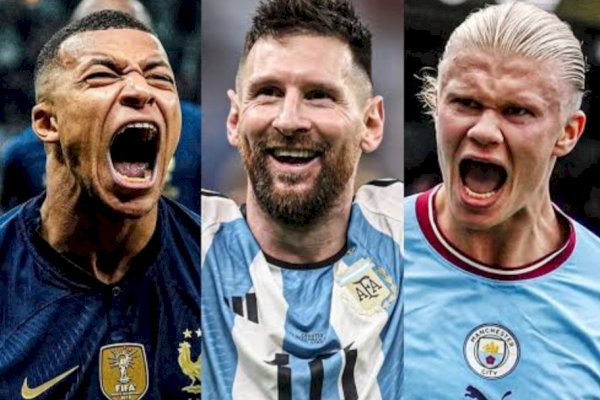 Haaland, Messi dan Mbappe Bersaing Rebut Gelar Pemain Terbaik FIFA 2023