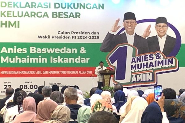Keluarga Besar HMI Deklarasi Dukungan untuk Anies-Muhaimin di Pilpres 2024