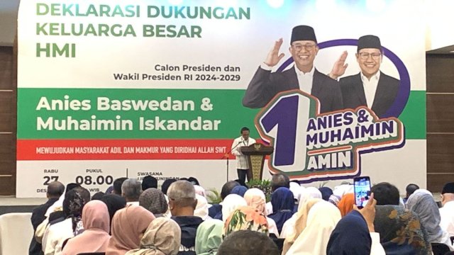 Keluarga Besar HMI Deklarasi Dukungan untuk Anies-Muhaimin di Pilpres 2024