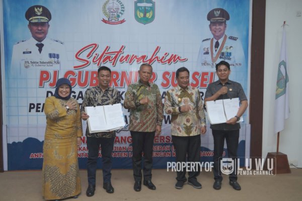 Penandatanganan NPHD Pemkab Luwu, KPU dan Bawaslu