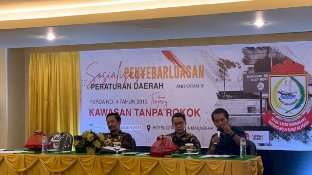 Sekretariat DPRD Makassar Himbau Warga Patuhi Kawasan Tanpa Rokok