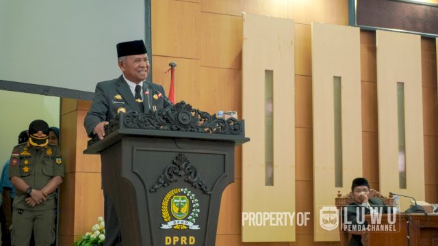 Penuh Haru, Bupati Luwu Pamit Kepada Anggota DPRD