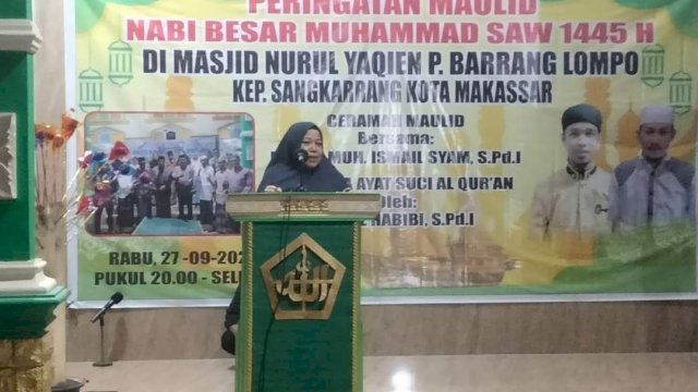 Masyarakat Barrang Lompo Gelar Maulid Nabi Muhammad SAW