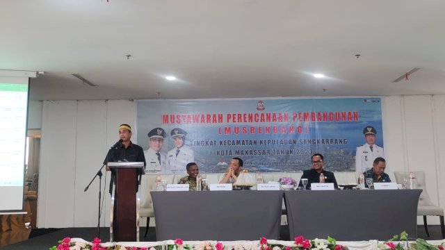 Ketua DPRD Makassar Rudianto Lallo Hadiri Musrembang Kecamatan Sangkarrang
