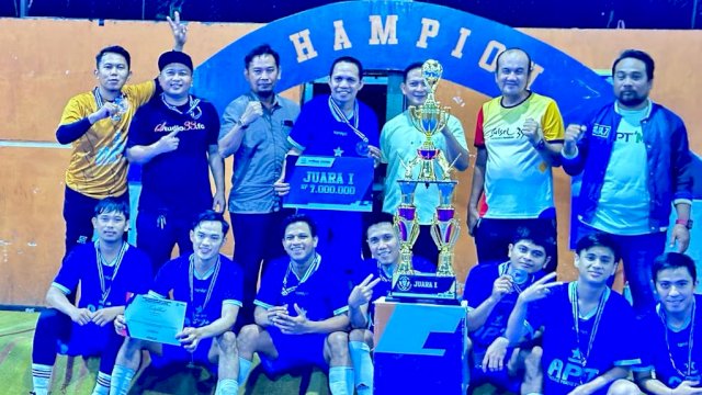 Salut, Tim The One Berhasil Jadi Jawara di Kejuaraan Futsal Tingkat Provinsi