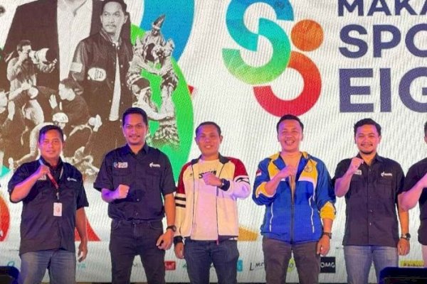 Ahmad Susanto Bareng Kadispora Pattiware tutu Makassar Sport Eight