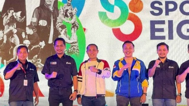 Ahmad Susanto Bareng Kadispora Pattiware tutu Makassar Sport Eight